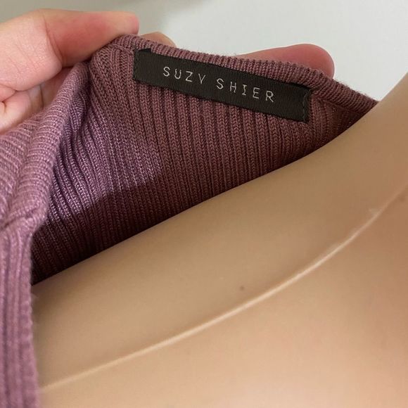 SUZY SHIER TOP DUSTY PINK TOP - Picture 3 of 5